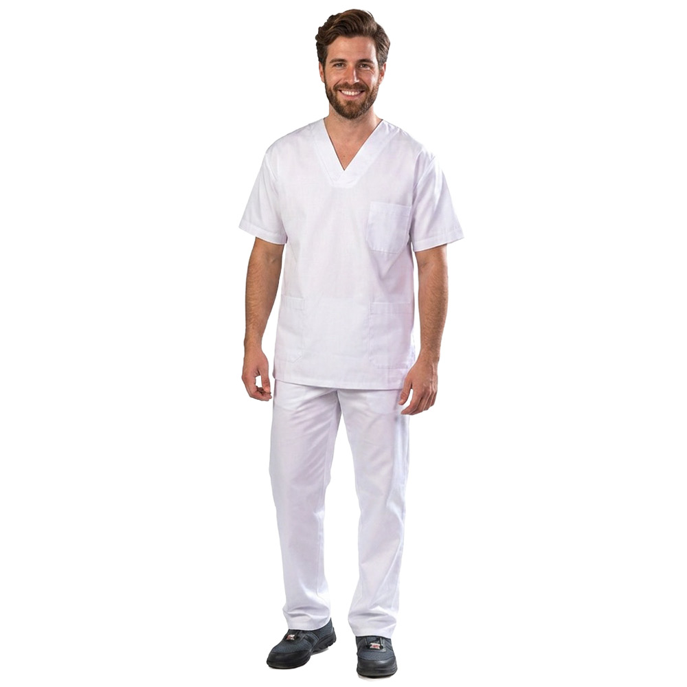 Κουστούμι Ανδρικό Λευκό 114Κ Anta Uniforms 114k 6