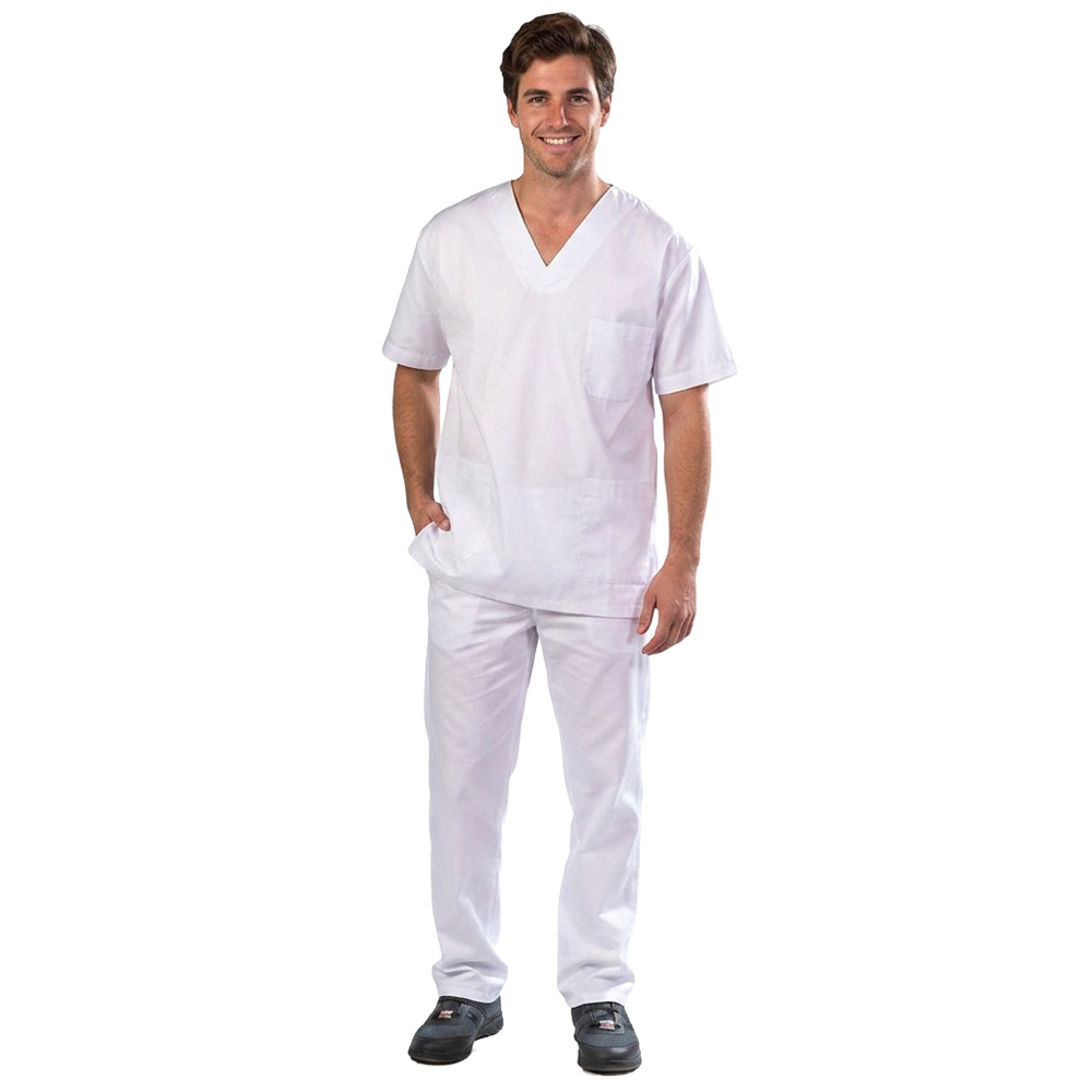 Κουστούμι Ανδρικό Λευκό 114Κ Anta Uniforms 114k 7