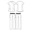 female outfit 2525 9500 - Anta Uniforms
