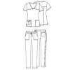 female outfit 4727 4203 - Anta Uniforms