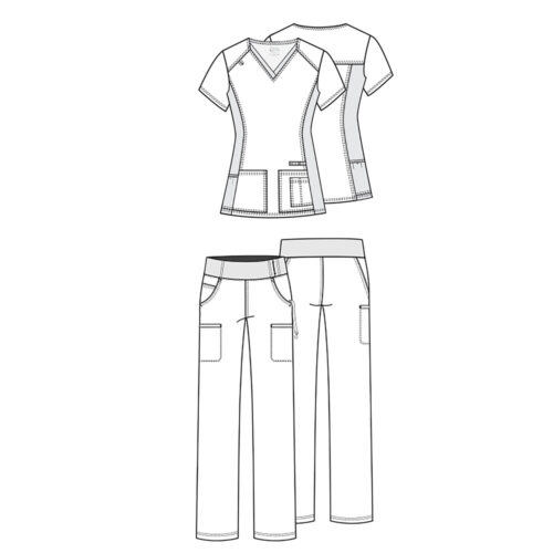 female outfit CK605 CK002 - Anta Uniforms