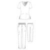 female outfit GRST045 GRSP526 - Anta Uniforms