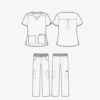 female outfit MC2411 MC2702 - Anta Uniforms