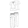 female outfit WW610 WW011 - Anta Uniforms