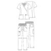 female outfit WW610 WW110 - Anta Uniforms