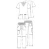 female outfit WW610 WW110 - Anta Uniforms