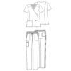 female outfit WW610 WWE105 - Anta Uniforms