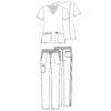 female outfit WW620 WWE105 - Anta Uniforms