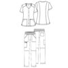 female outfit WW622 WW110 - Anta Uniforms