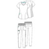 female outfit WWE601 WW011 - Anta Uniforms