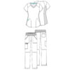 female outfit WWE601 WW110 - Anta Uniforms