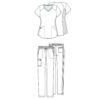female outfit WWE601 WWE105 - Anta Uniforms