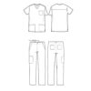 male outfit 2590 9590 - Anta Uniforms