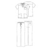 male outfit 81906 DKE83006 - Anta Uniforms