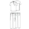 male outfit WW615 WW012 - Anta Uniforms