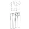 male outfit WW670 WW012 - Anta Uniforms