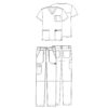male outfit WW670 WW140 - Anta Uniforms